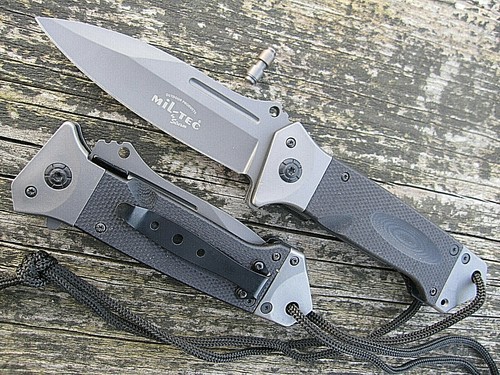 Schweres micarta einhandmesser - micarta,