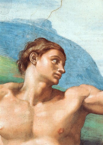 Kunstkarte michelangelo die - kunstkarte, "die
