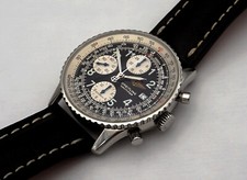 BREITLING OLD NAVITIMER KLASSIKER CHRONOMETR LEDERBAND REF.: A13322 PAPIERE/BOX