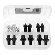 AMF Sortierbox Aufbewahrungsbox Zapfen Muttern 20-teilig Kunststoff M6 8mm      