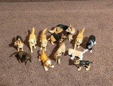 Schleich Hunde Konvolut Figuren 11 Hunde und 1 Katze nur Schleich 