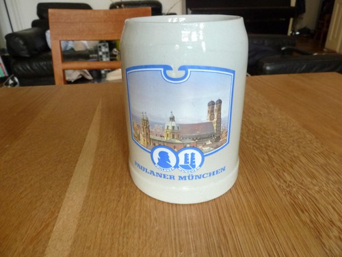 Bierkrug paulaner münchen aus - bierkrug,