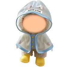 Puppen Regenmantel Set 17cm
