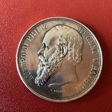 Bayern,  Ag-Medaille “DEM BESTEN SCHŰTZEN”, Luitpold Prinzregent von Bayern