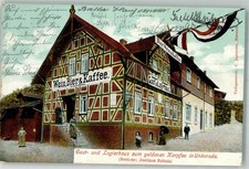 13533401 - 5901 Wolfsburg-Unkeroda Gasthaus zum goldenen Karpfen Fahne 1904