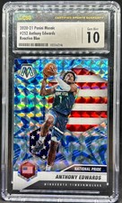 2020-21 Panini Mosaic Anthony Edwards National Pride Reactive Blue CSG 10