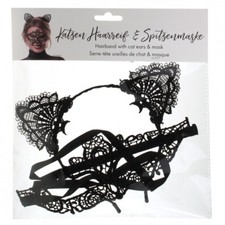 Haarreifen Set KATZE Spitze
