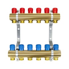 Messing Heizkreisverteiler 2 -