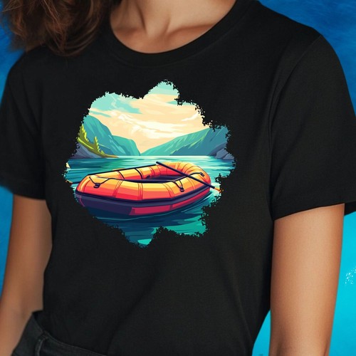 Shirt frauen rafting boot - t-shirt,