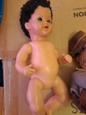 Vintage Puppen Konvolut (4 Stück) für Sammler und Bastler: Baby-Puppe,...