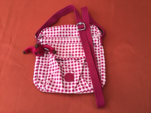 Kipling tasche pink kariert - kipling,
