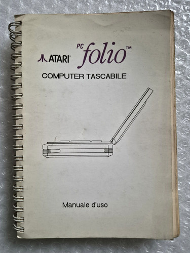 Atari pcfolio portfolio - pcfolio,