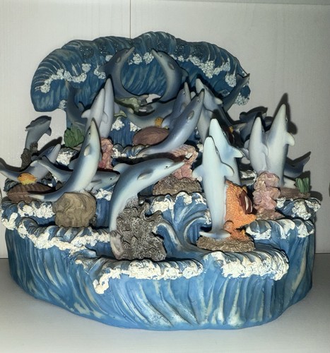 Deko figuren delphin tier - ,