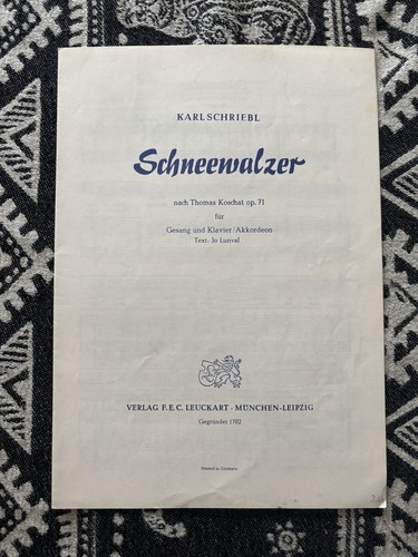 Noten karl schriebl - karl,