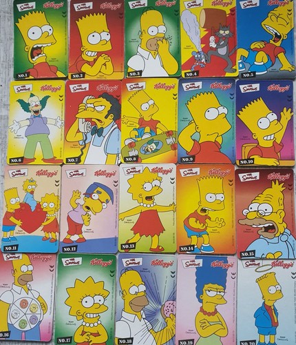 Simpsons karten promo set - simpsons,