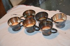 6 WMF versilberte Teegläser