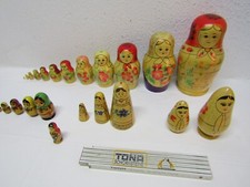 Konvolut 24 Matroschka bis 12- teilig USSR DDR Babuschka Matrjoschka Ostalgie