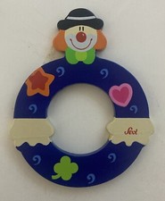 Sevi Holz-Buchstaben - Clown- Kinderzimmer - O - Buchstabe-