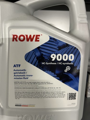 Liter atf 9000 rowe - 9000, hightec