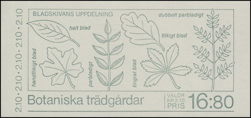 Markenheftchen 125 botanischer - markenheftchen,