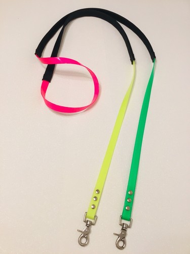 Biothane pferdezügel neon - biothane,