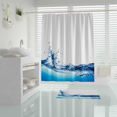 Textil duschvorhang 240x200 - duschvorhang,