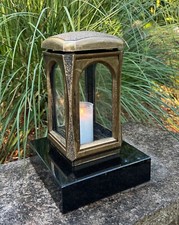 Grablaterne  Sockel Grablampe