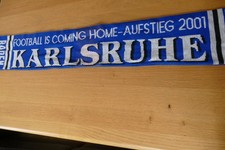 KSC Fanschal  Schal Aufstieg 2001