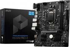 MSI H510M Pro-E Mainboard Sockel 1151 Intel H510 DDR4 7.1 Sound µATX M.2 USB 3.0