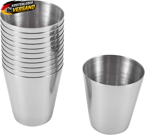 Edelstahl schnapsbecher ml - schnapsbecher, 30