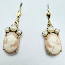 Gablonzer Gemmen-Ohrringe