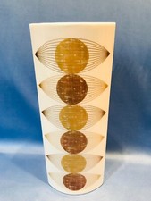 FÜRSTENBERG OP ART VASE, E.A