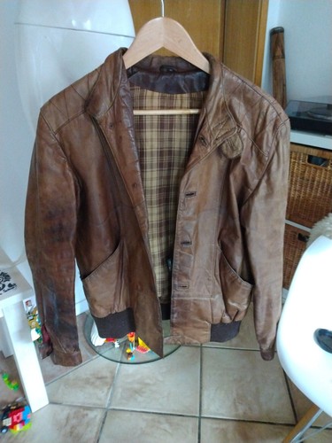 Orig vintage lederjacke herren - orig,