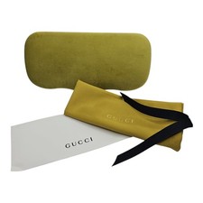 Gucci Brillenetui Set gelb mit