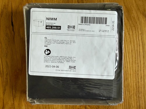 Ikea nimm ordnungsbox schwarz - nimm,