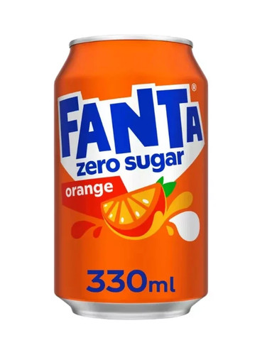 Fanta orange zero - orange, x