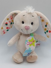 Nici Hase Plüschtier Kuscheltier bunte Punkte Nici Green Neu mit Etikett