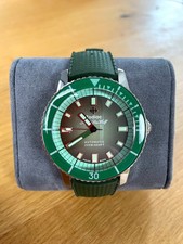 Zodiac Super Sea Wolf 53 Limited Edition Grimoldi Milano Green Dial Full Set