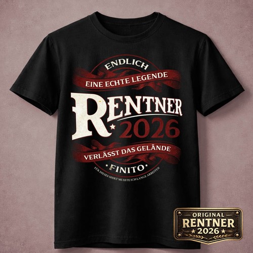 Rente geschenk mann rentner - rente,