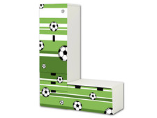 stikkipix ikea kinder zimmer fussball folie malad stuva Aufkleber SL 10 kombi