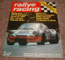 Rallye Racing 7/73 mit