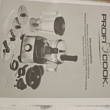 Profi-Cook PC-KM 1063 1200W Kompakte Küchenmaschine - Edelstahl/Schwarz (501063)