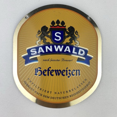 Zapfhahnschild sanwald - zapfhahnschild, "sanwald