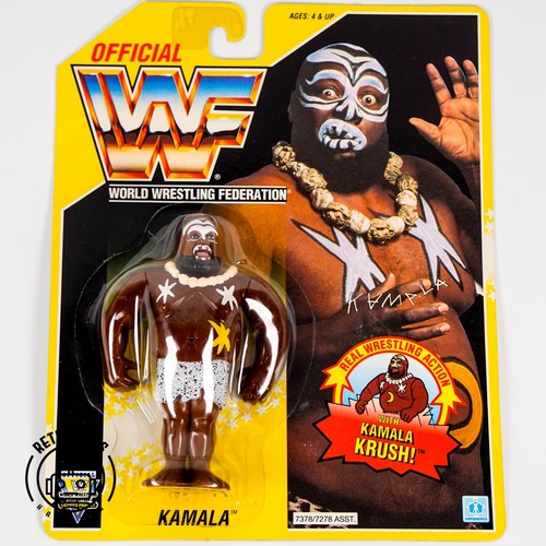 Wwf hasbro kamala 1993 series - wwf,