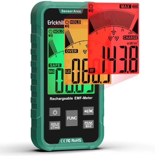 Emf messgerät 1 tragbar - 3-in-1,