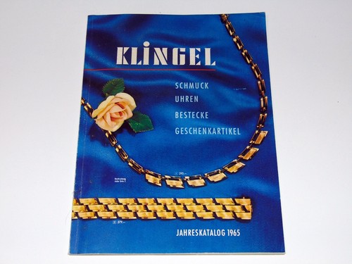 Klingel vintage jahreskatalog - klingel,