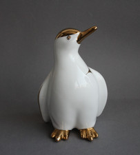 Porzellan Figur Pinguin weiß