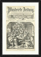 Christkindchen Oskar Pletsch Kinder Engel Weihnachten Harfe  Faksimile_E 11552