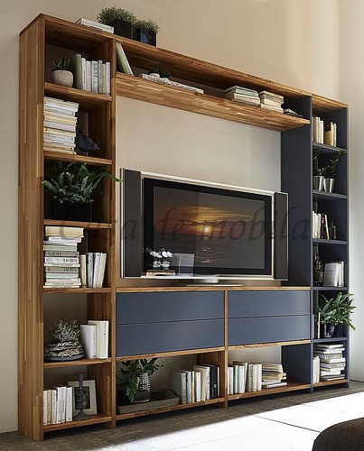 Massivholz anbauwand wildeiche - massivholz,