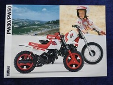 Yamaha PW 50/80  Prospekt 2 Seiten